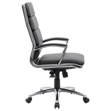 Boss Executive Caressoftplus?Chair With Metal Chrome Finish