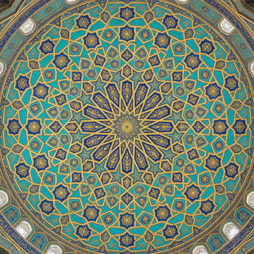 Ottoman Dome — Radial Geometry in Jewel Tones