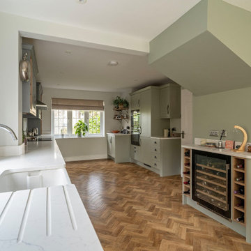 Green Shaker Kitchen in Princes Risborough