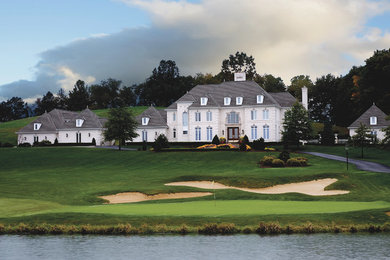 Traditional exterior home idea in New York