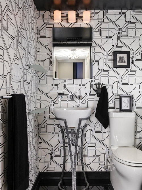 Best Contemporary Powder Room Design Ideas & Remodel Pictures | Houzz