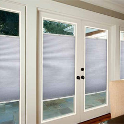 French Door Blackout Cellular Shade - Cellular Shades