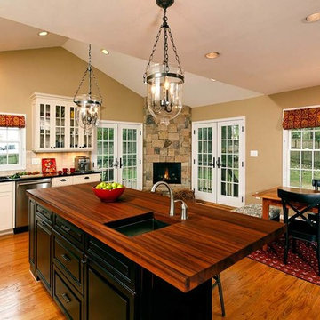 Open Concept Kitchen, Dining Room Addition Becomes Hearth of the Home