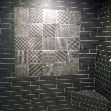 New Contemporary Basement Bathroom