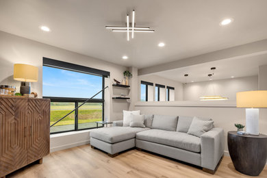Inspiration for a living room remodel in Seattle