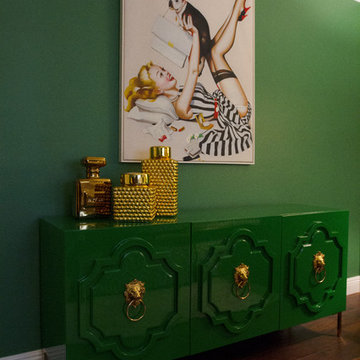 Mid-Century Meets Las Vegas Glam