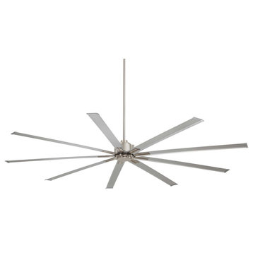 Minka Aire Xtreme 72 Inch Ceiling Fan In Brushed Nickel With Silver Blade