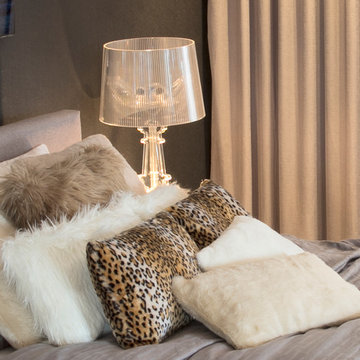 Belton Faux Fur Pillow - Leopard - 12x20
