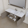 Paterno 60" Single Wall Mounted Bathroom Vanity, Gray