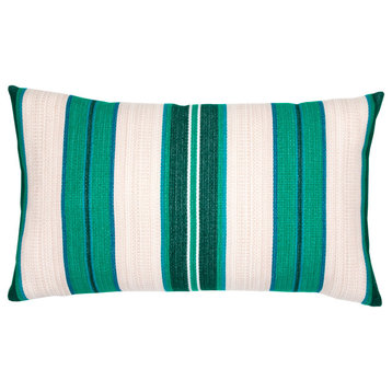 Fortitude Emerald Lumbar Indoor/Outdoor Performance Pillow, 12"x20"