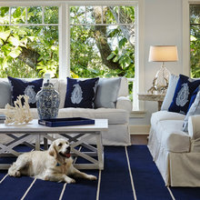 Blue And White Room
