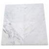 24x24 Carrara Marble Floor Honed Tile Venato Bianco White Carrera, 100 sq.ft.