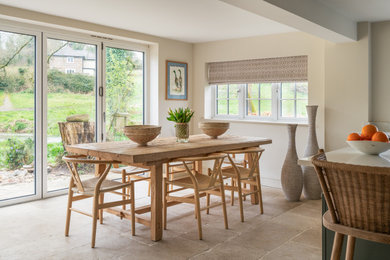 Design ideas for a dining room in Dorset.