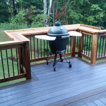 Curved Wood Deck