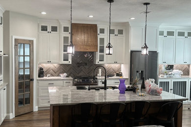 Inspiration for a contemporary kitchen remodel in Dallas