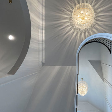 Project #106 | Winding Staircase with Modern Balustrade