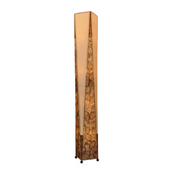 Trapezoid Giant Floor Lamp | Natural - Floor Lamps