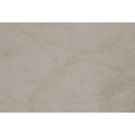 Crema Marfil Marble Tiles, Antique Finish, 18"x18", Set of 384