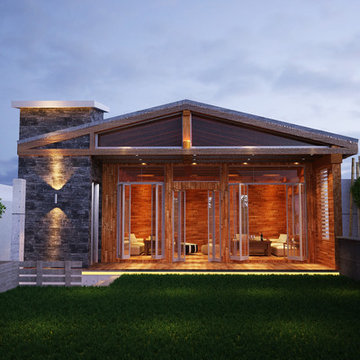 Roof Garden with Swimming Pool, Interior Designed by JI Architects