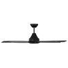 Monte Carlo Lowden 52" Ceiling Fan WithLED Light Kit 5LWDR52MBKD Midnight Black