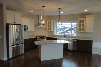 Inspiration for a craftsman kitchen remodel in Chicago