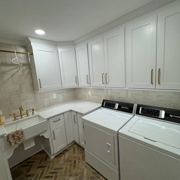 East Cobb Mudroom and Laundry Room by Atlanta Curb Appeal