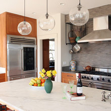 Kitchen island pendants