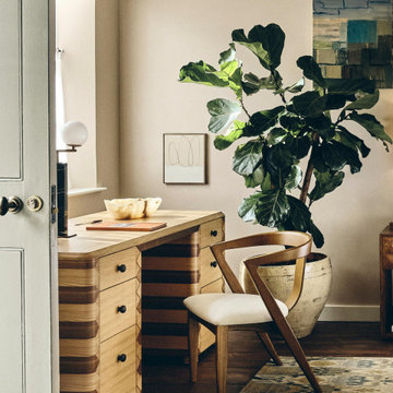 Mahu Office Desk With 6 Drawer