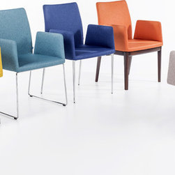 Frame 5-Ways Swivel Office Armchair by B&T - Armchairs And Accent Chairs