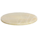 Phillips Collection - Lazy Susan Onyx Plate , Turntable - Make a statement at your next dinner party with our luxurious lazy susan onyx plates. Get yours today and make your next gathering a truly unforgettable event! These plates spin around and are designed with precious stone that is sure to turn heads. They are stylish and luxurious and will leave a lasting impression on your dinner party guests.
