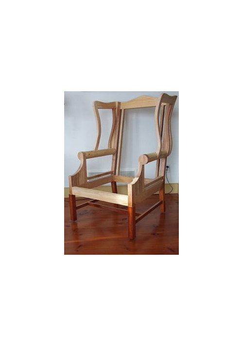 What do you think this wingback chair frame looks like?
