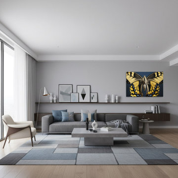A Brushstroke of Nature Contemporary Wall Art