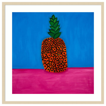 Pineapple by Cristina Rodriguez Framed Wall Art 33 x 33