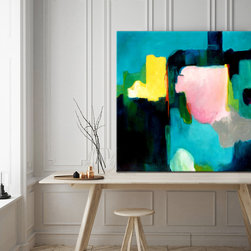 Original Painting: Pink Champagne - Paintings