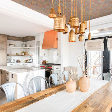 Graywood and Copper Kitchen