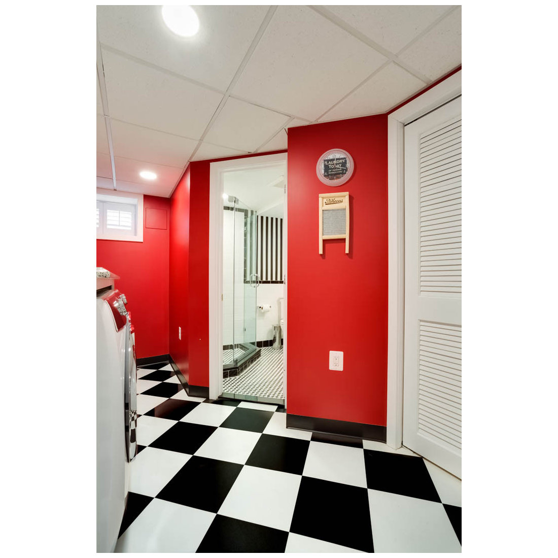 Arlington Basement/Laundry/Bathroom