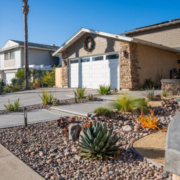Modern Xeriscape & Hardscape Remodel