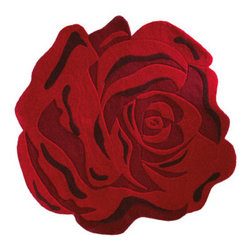 Rose Flower Carpet - Rugs