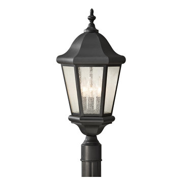 1-Light Outdoor Lantern, Black