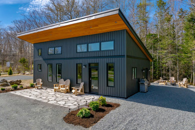 Inspiration for a modern exterior home remodel in Other