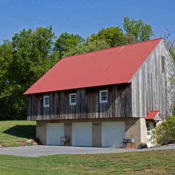 Bank Barn Replica on the Property