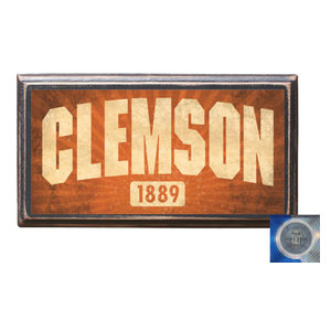 Clemson Tigers Basketball Home Decor Wall Art Plaque Sign