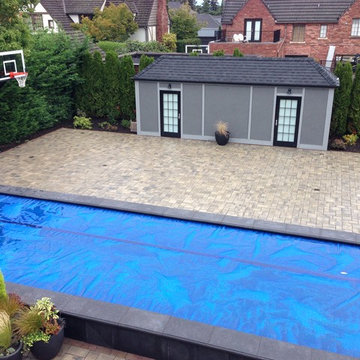 Ranjiv H's Pro Dunk Gold Basketball System on a 30x60 in Seattle, WA