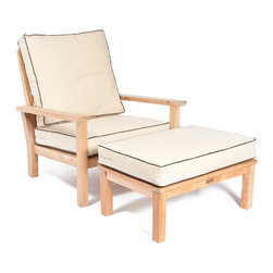Wintons Teak Manhattan Deep Seater - Outdoor Lounge Furniture