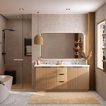 Kathryn 72'' Light Bathroom Vanity