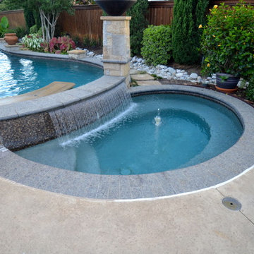 Colleyville Cascading Water Paradise
