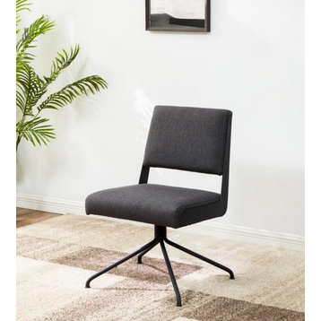 Myric Swivel Office Chair Slate Gray/Black