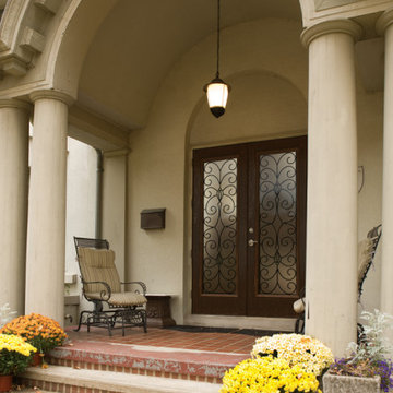 Catalina Wrought Iron Decorative Door Glass
