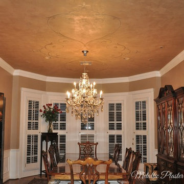 Metallic Plaster Ceiling