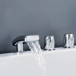 Chrome Waterfall Bathtub Faucet BSY-8020 - Bathtub Faucets
